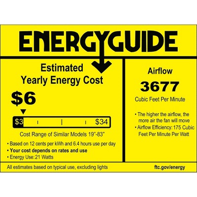 52'' Gray Steel LED Smart Ceiling Fan with Remote Control