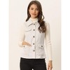 INSPIRE CHIC Women's Buttoned Sleeveless Faux Suede Utility Vest with Cargo Pocket - 2 of 4