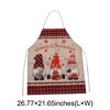 Unique Bargains Christmas Aprons Cotton Linen Black Red Beige White 26.77"x21.65" 1 Pcs - 3 of 4