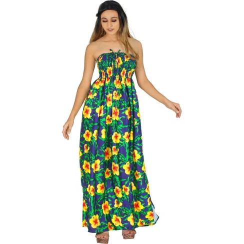 Colorful tube dress best sale