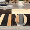9x12 Living Room Rugs Washable Modern Geometric Rug Stain Resistant Non-Shedding Accent Rug Low Pile Ultra-Thin Soft Throw Carpet - 3 of 4