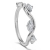 Pompeii3 1/2Ct Marquise Diamond Wedding Vine Stackable Ring in White Yellow or Rose Gold - 3 of 4