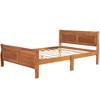 Full Size Wood Platform Bed with Headboard and Wooden Slat Support - 4 of 4