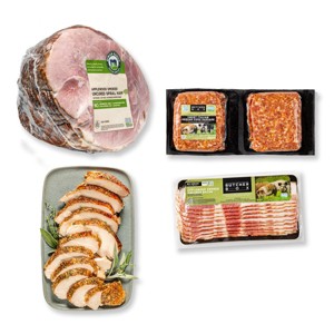 ButcherBox - Holiday Hosting Essentials Turkey Breast, Ham, Italian Sausage, Bacon - Frozen - 15.63 lbs - 1 of 4