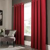 RT Designer Collection Anchorage Blackout Grommet Luxurious Modern Design Curtain Panel 54" x 95" Red - 2 of 4