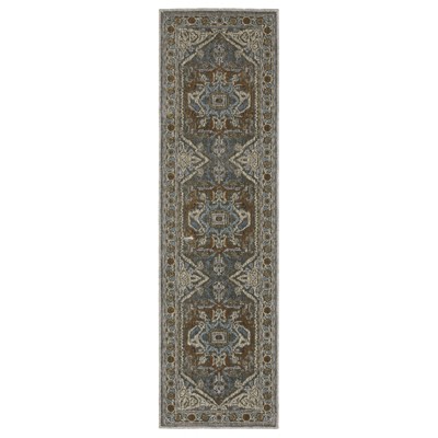 Oriental Weavers Ellington ELL05 Grey/ Multi Indoor Area Rug - 2'3" x 7'6"