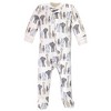 Hudson Baby Infant Boys Premium Quilted Zipper Sleep and Play 2pk, Royal Safari - 2 of 3