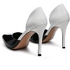 Candy Cane Patent Faux Leather High Heel Pumps Women - 2 of 4