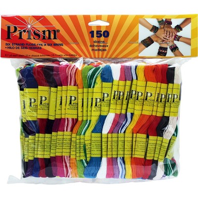 DMC Prism Craft Floss XL Pack 8.7yd 150/Pkg-Assorted Colors