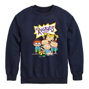 Boys' - Rugrats - Natural Wonder Graphic Long Sleeve Fleece Sweatshirt - 1 of 4
