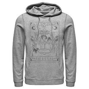 Men's Disney Hocus Pocus Sanderson Sister Tarot Card Pull Over Hoodie - 1 of 3