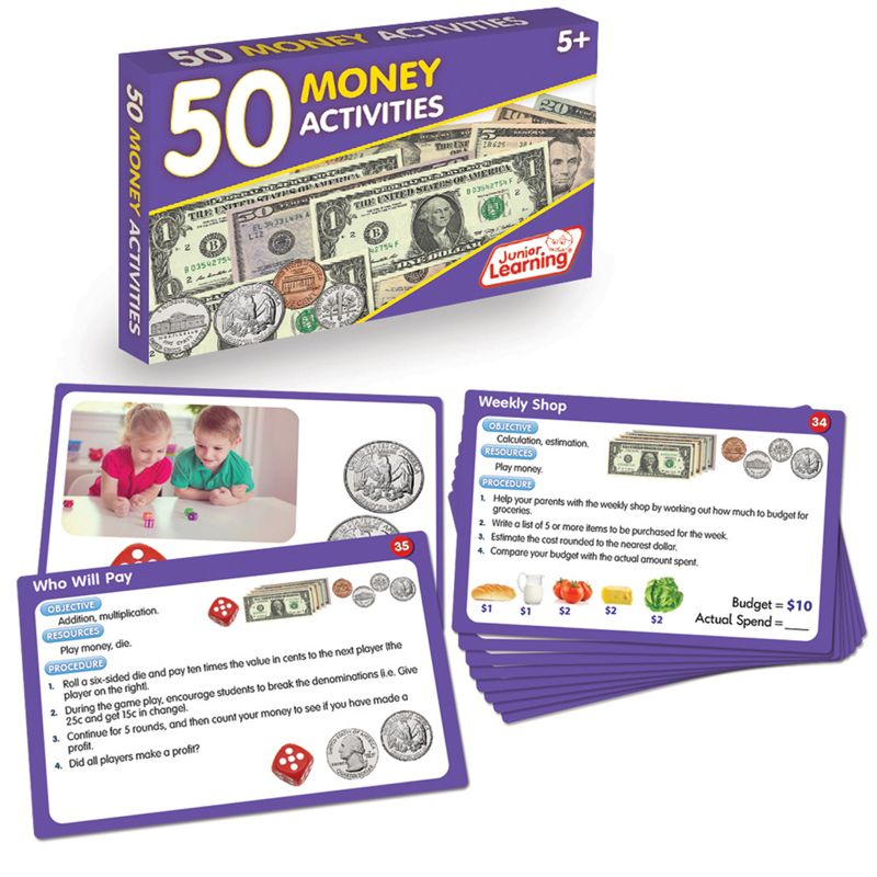 Junior Learning 50 Money Activities, 1 of 5