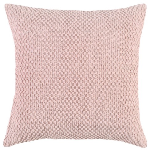 20 x20 Oversize Vintage Square Throw Pillow Cover Blush Rizzy Home Cotton Woven Zippered Pet Friendly Target