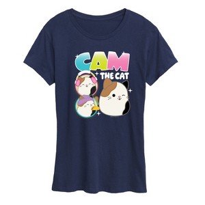 Women's - Squishmallows - Cam The Cat Short Sleeve Graphic T-Shirt - 1 of 4