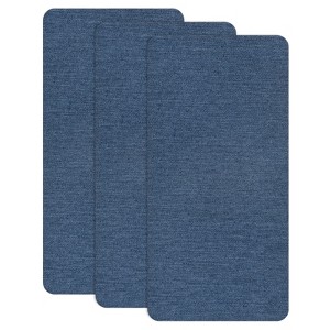 Unique Bargains Self Adhesive Waterproof Durable Fabric Textured Repair Patches 3 Pcs - 1 of 4