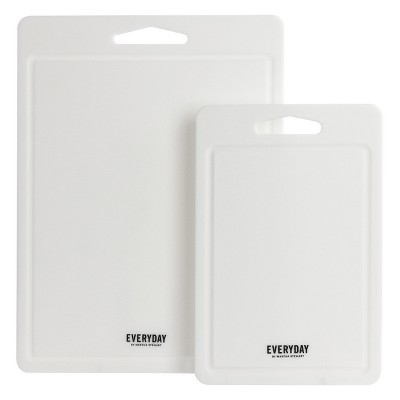 Belwares Large Plastic Cutting Board White, With Black Borders : Target