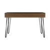 PAGED Home Office Desk 47.3" L Simple Modern Writing Desk with 2 Drawers and Hairpin Legs for Study - 4 of 4