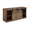 Homy Casa Farmhouse Sliding Barn Door TV Stand with Storage for Living Room, Fits TVs up to 58 Inch - 4 of 4