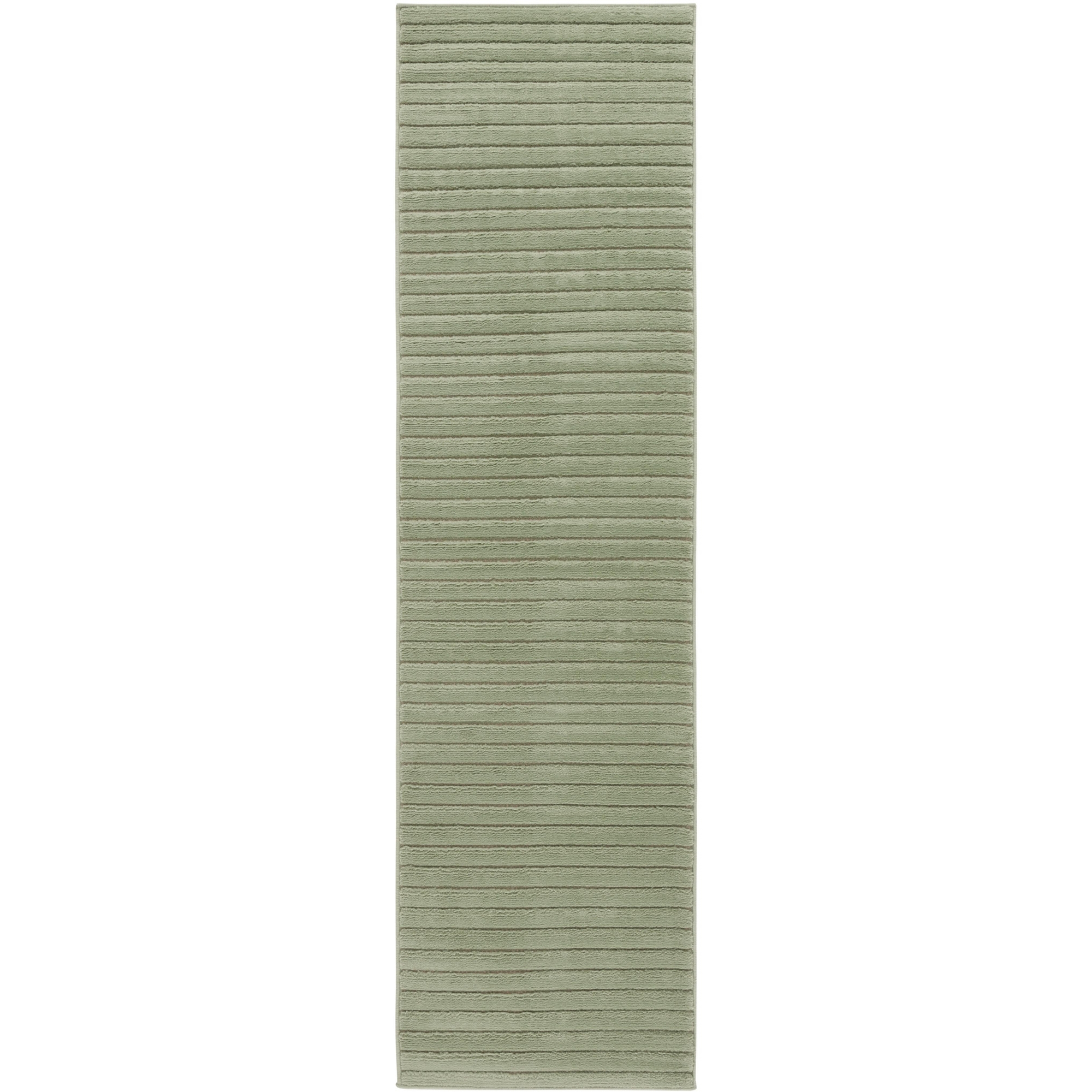 Selena SLE682 Power Loomed Indoor Runner Rug - Green - 2'-2"x8' - Safavieh