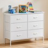 AZL1 Life Concept Utility Storage Drawers Stylish and Functional Storage, 6 Drawer Dresser for Nursery, Closet, Entryway, White, 38.1"*13.7"*29.9" - 2 of 3