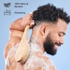 Bathroom Essential Set: Luxury Towel Warmer Bucket, Digital Scale, and Bamboo Bath Body Brush - 4 of 4