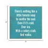 Slickblue Cold Tomato Soup with Vodka Sign – Humorous 7x7 Wood Wall Decor for Kitchen or Bar, Multiple Color Options - 3 of 3
