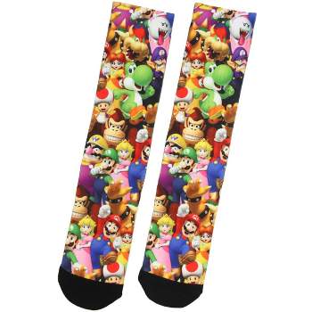 Bioworld The Ren & Stimpy Show Character Collage Crew Socks