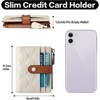 Clotth Wallet for Women with Zipper Coin Pocket - Slim RFID Blocking Leather Bifold Wallet,Fits Handbag & Pocket,Lightweight & Stylish - 3 of 4