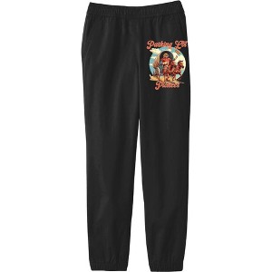 "Parking Lot Pioneer" Old West Wagon Football Cowboy Youth Jogger Pants - 1 of 2