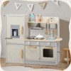 Karl Home Wooden Pretend Kitchen Playset With Toy Ice Maker & Cooking Set Accessorie - 3 of 4