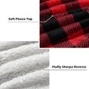 Catalonia Black Fleece Throw Blanket, Super Soft Mink Plush Couch Blanket, TV Bed Fuzzy Blanket, Fluffy Comfy Throws, Comfort Caring Gift, 50x60 inch - 4 of 4
