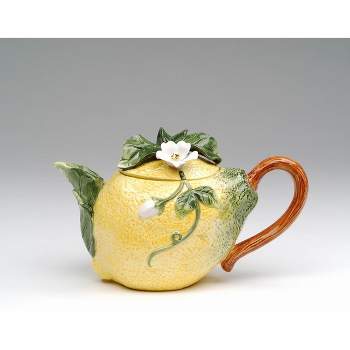 Kevins Gift Shoppe Hand Painted Ceramic Lemon Teapot