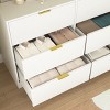 Gulches Simply Modern 6-Drawer Dresser - Large Storage Cabinet, White, for Bedroom/Living Room/Hallway - 2 of 4