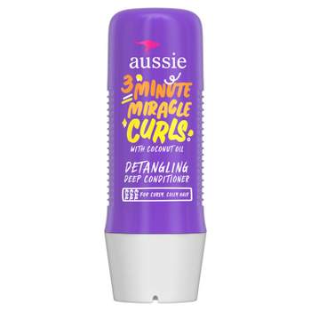 Aussie 3 Minutes Miracle Curls Detangling Deep Conditioner - 8 fl oz