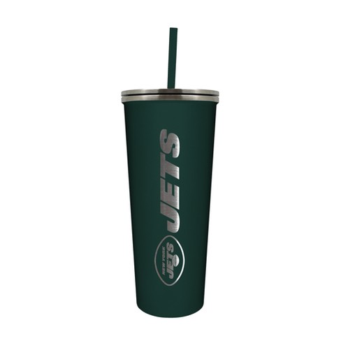 New York Jets 20oz. Black Powder Coat Tumbler