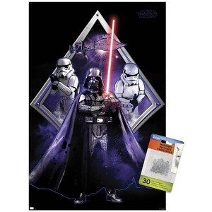 Trends International Star Wars: Original Trilogy - Villains Badge Unframed Wall Poster Prints - 1 of 4
