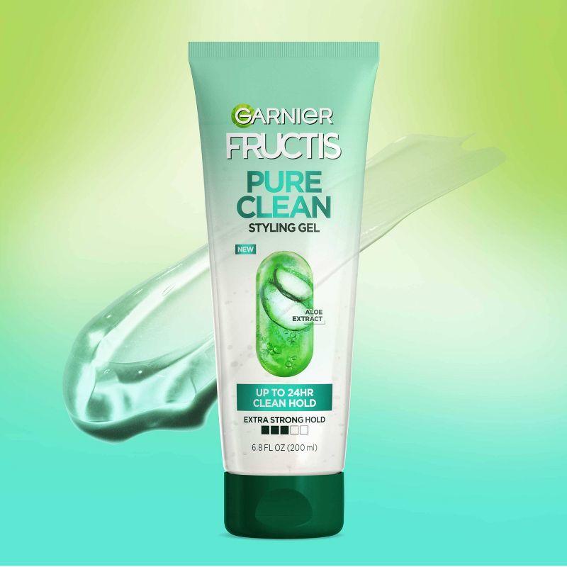Garnier Fructis Style Pure Clean Extra Strong Hold Hair Gel - 6.8 fl oz, 3 of 6