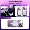 Entronix [Magnetic] Case Compatible with iPhone 16 - [Hard Back] Slim Clear - 4 of 4