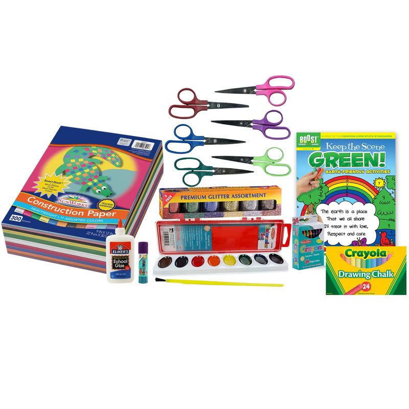 Discount Learning Materials Arts & Crafts Kit 8, Grades PK-2, 1 of 10