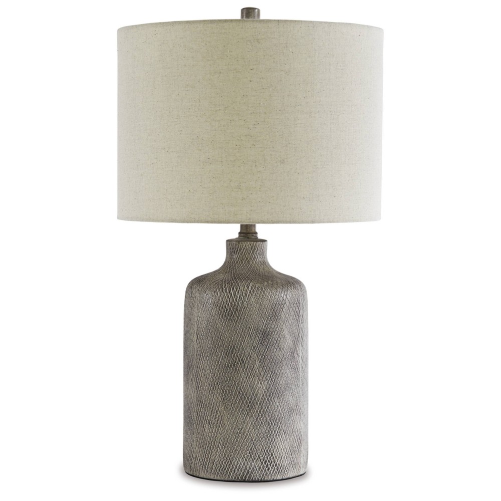 Photos - Floodlight / Street Light Linus Table Lamp Antique Black - Signature Design by Ashley