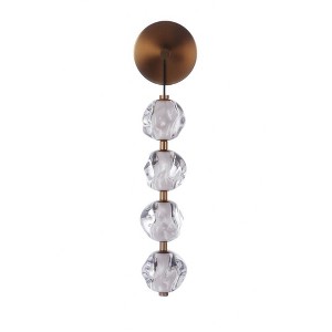 Craftmade Lighting Jackie 1 - Light Wall Light in  Satin Brass - 1 of 1