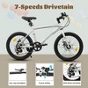 CAVINAS 20 Inch Kids Bike with Steel Frame, 7-Speed Toddler Bicycle with Dual Disc Brakes, 20x1.75 Inch Tires Road Bike for Boys and Girls - 4 of 4