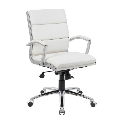 Contemporary Executive Chair White Boss Office Products Target