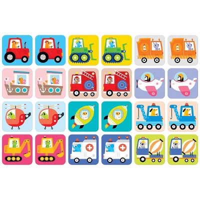 Banana Panda Suuuper Size Toddler Memory Game - Vehicles