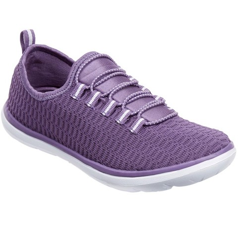 Женские кроссовки Comfortview The CV Sport Ariya Textured Knit Slip On Sneaker - 8 WW, Sweet Grape (Wide Widths Available)