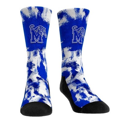 NCAA Memphis Tigers Paint Crew Socks - L/XL