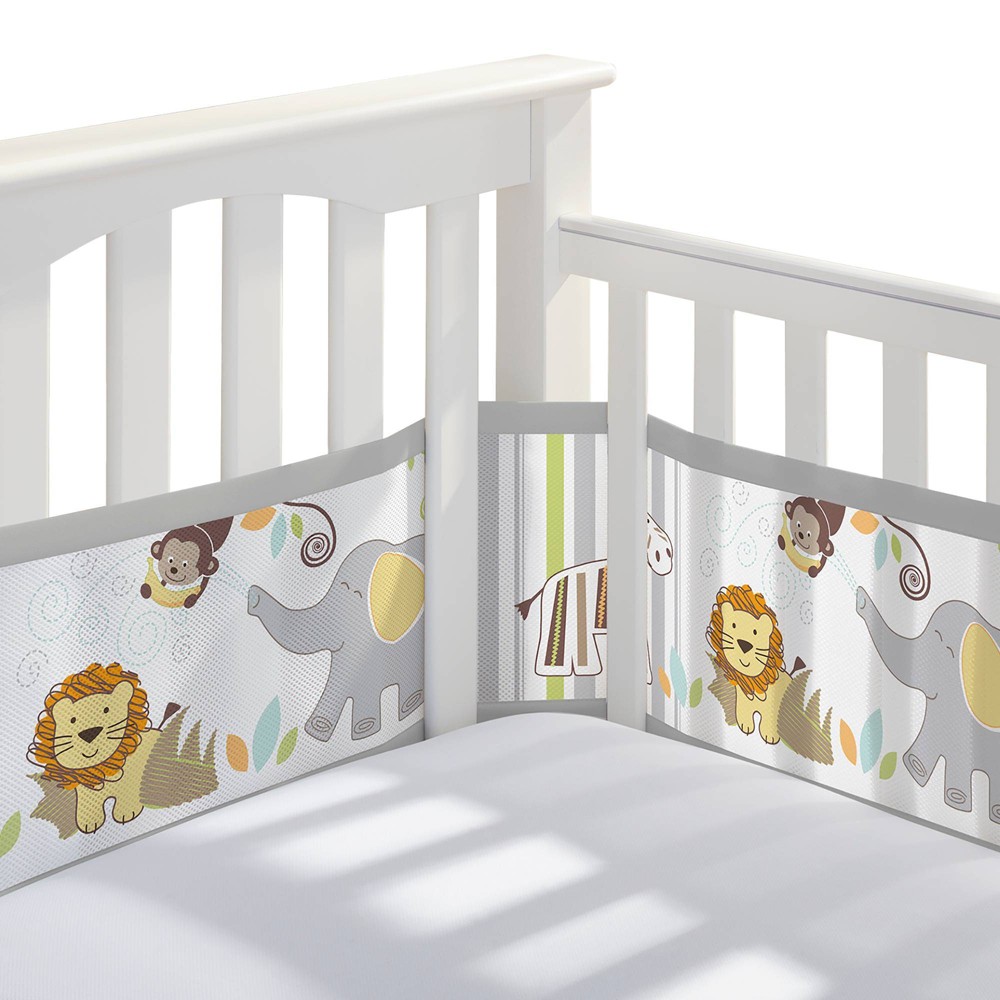 Photos - Other Toys BreathableBaby Breathable Mesh Animal Pattern Crib Liner 