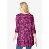 Woman Within V-Neck Pintucked Tunic - 3 of 4