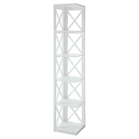 48 4 Tier Corner Shelf Black - Breighton Home