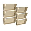 Storex Wall File, Legal Size, 16" x 4" x 7", Smoke - 2 of 4